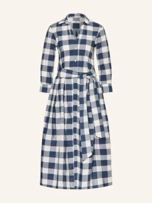 0039 Italy Sukienka Koszulowa Julene Z Rękawami 3/4 blau