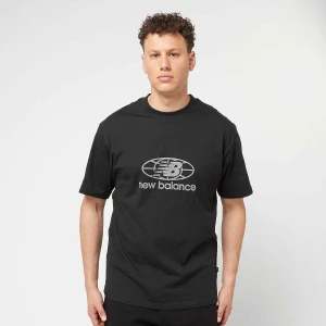Zdjęcie produktu New Balance Reflective Globe Graphic Tee mężczyźni T-Shirty i Polo czarny rozmiar Odzież