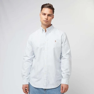 Polo Ralph Lauren Custom Fit Oxford Shirt mężczyźni Koszule niebieski rozmiar Odzież