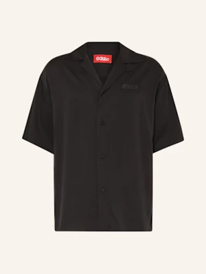 032c Koszula Z Klapami 111 Relaxed Fit schwarz