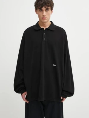 032C longsleeve bawełniany 'Speed Devil' kolor czarny z nadrukiem F25.URC.0479.050