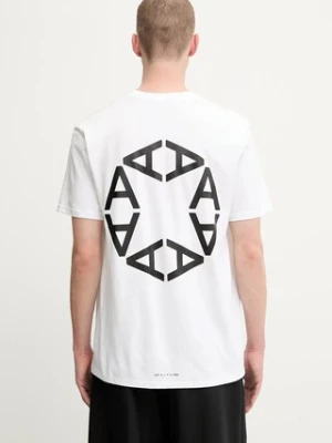 1017 ALYX 9SM t-shirt bawełniany Circle męski kolor biały z nadrukiem AAMTS0508FA01