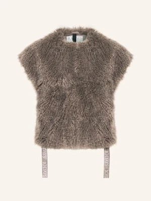 10days Kamizelka Ze Sztucznego Futra beige