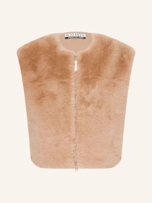 10days Kamizelka Ze Sztucznego Futra beige