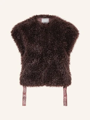 10days Kamizelka Ze Sztucznego Futra rot