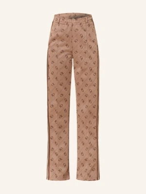 10days Spodnie Dresowe Z Galonowymi Paskami beige