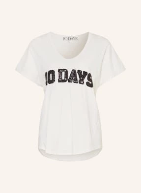 10days T-Shirt Z Cekinami weiss