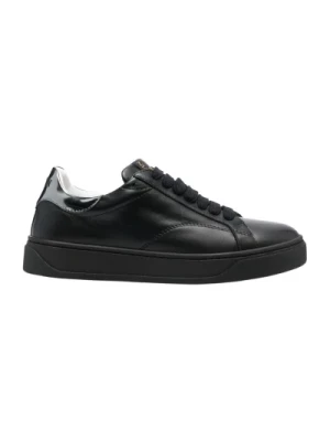 10M2 Czarne/Srebrne Sneakersy Lanvin