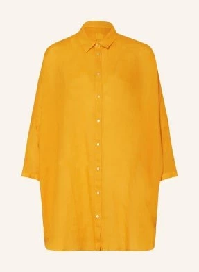 Zdjęcie produktu 120%Lino Bluzka Oversize Z Lnu Z Rękawami 3/4 orange