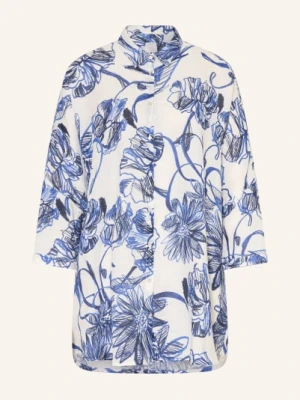 120%Lino Bluzka Z Lnu Z Rękawami 3/4 blau