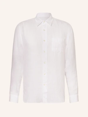 120%Lino Koszula Z Lnu Regular Fit weiss