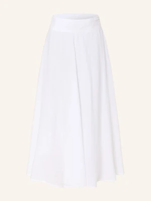 120%Lino Spódnica Z Lnu weiss