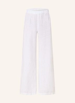 120%Lino Spodnie Marlena Z Lnu weiss