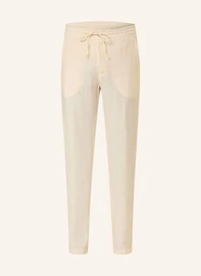 120%Lino Spodnie Z Lnu beige