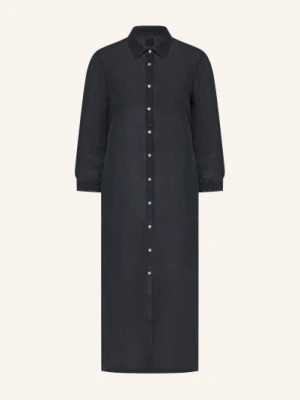 120%Lino Sukienka Koszulowa Z Lnu blau