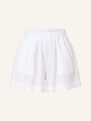 120%Lino Szorty Z Lnu weiss