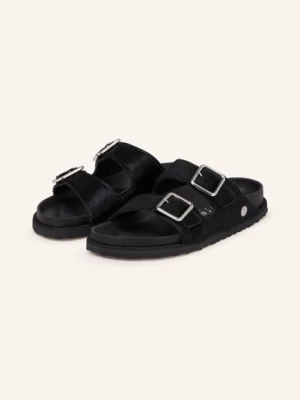 1774 Birkenstock Klapki Arizona Pony Like Fur Exq 1774 schwarz