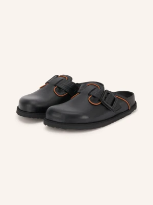 1774 Birkenstock Klapki Boston Leather Buckle schwarz