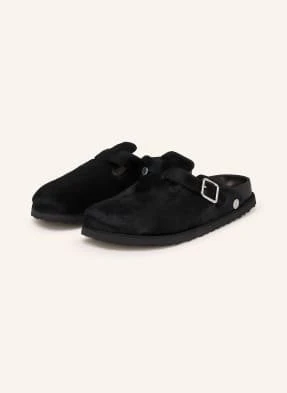 1774 Birkenstock Klapki Boston Pony Like Fur Exq 1774 schwarz