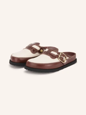 1774 Birkenstock Mule Boston Bold Canvas braun brązowy