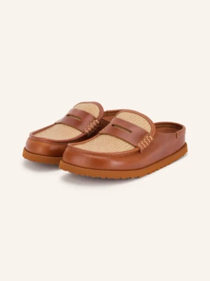 1774 Birkenstock Mule Naples Wrapped Raffia braun