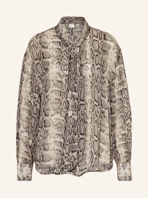 Zdjęcie produktu 1863 By Eterna Bluzka Z Wiązaniem Pod Szyją grau