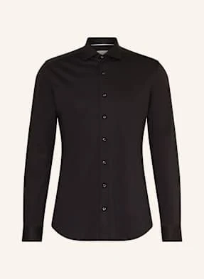 1863 By Eterna Koszula Slim Fit schwarz