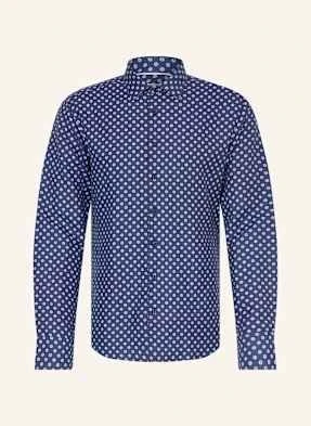 1863 By Eterna Koszula Slim Fit Z Dodatkiem Lnu blau