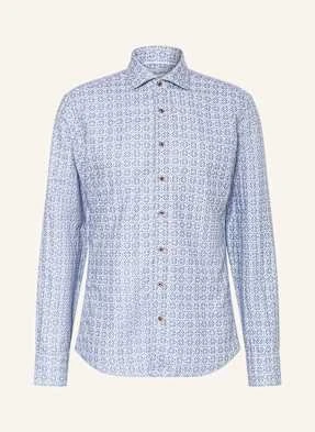 1863 By Eterna Koszula Slim Fit Z Dodatkiem Lnu blau