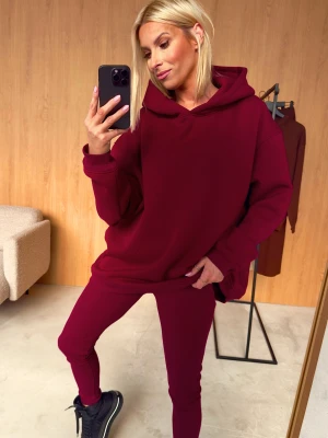 2.0 Bluza Oversize Bordowa ClothStore