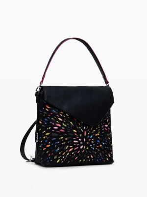 2 w 1 mini pleciony plecak Desigual