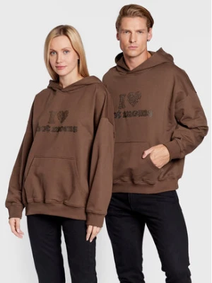 2005 Bluza Unisex Hot Moms Brązowy Relaxed Fit