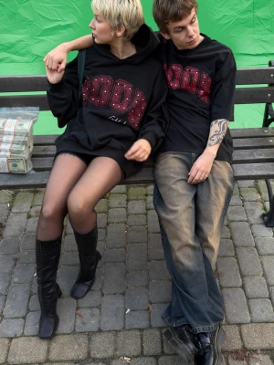 2005xReporter Czarny t-shirt OVERSIZE