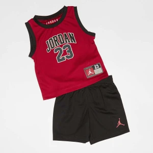 Jordan 23 Jersey Set uniseks Rampersy i zestawy dla niemowląt czerwony rozmiar Odzież