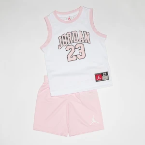 Jordan 23 Jersey Set uniseks Rampersy i zestawy dla niemowląt różowy rozmiar Odzież