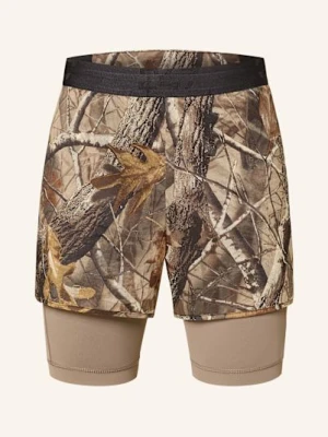 247 Represent Szorty Do Biegania 2 W 1 braun