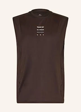 247 Represent Top Do Biegania Trail Tank braun