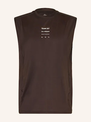 247 Represent Top Do Biegania Trail Tank braun