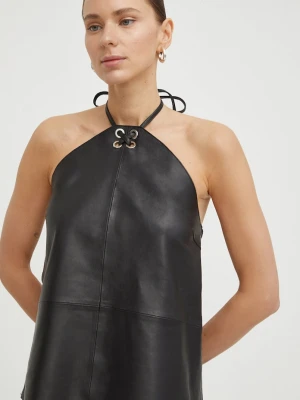 2NDDAY bluzka skórzana 2ND Rif - Daily Leather czarny