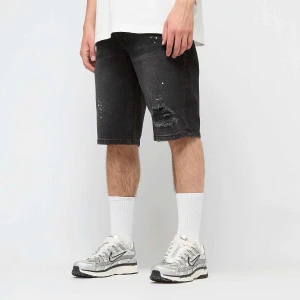 2Y STUDIOS Leonardo Ripped Slim Fit Shorts mężczyźni Krótkie spodenki czarny rozmiar Odzież
