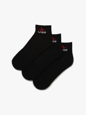 3-pack Czarne Skarpety Nautilyn