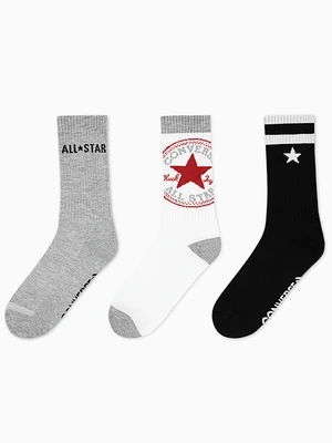 3-Pak Skarpetek Oversized Chuck Patch Crew Converse