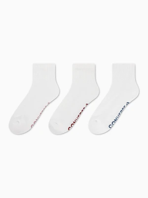 3-Pak Skarpetek Wordmark Quarter Converse