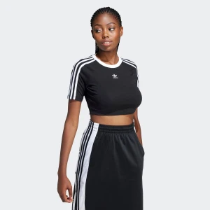 adidas Originals 3 paski dla niemowląt T-shirt kobiety T-Shirty i Polo czarny rozmiar Odzież