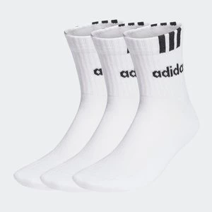 3-Stripes Linear Half-Crew Cushioned Socks 3 Pairs Adidas