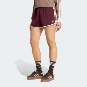adidas Originals 3-Stripes Sprinter Shorts kobiety Szorty sportowe czerwony rozmiar Odzież