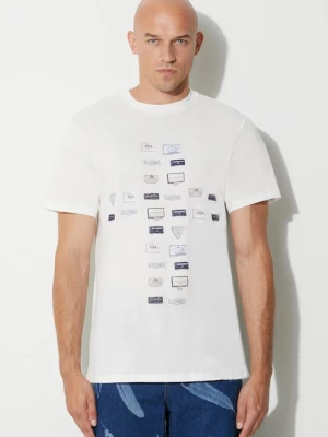 424 t-shirt bawełniany biały