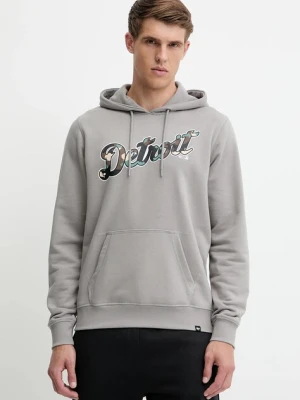 47 brand bluza MLB Detroit Tigers męska kolor szary z kapturem z nadrukiem BB009PMLKYH646046WY