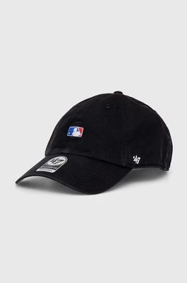 47 brand czapka kolor czarny z aplikacją