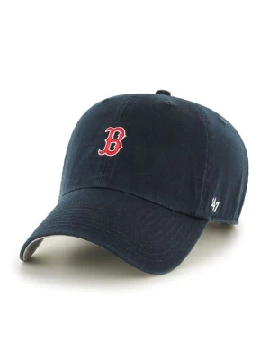47 brand Czapka MLB Boston Red Sox kolor granatowy z aplikacją B-BSRNR02GWS-NY